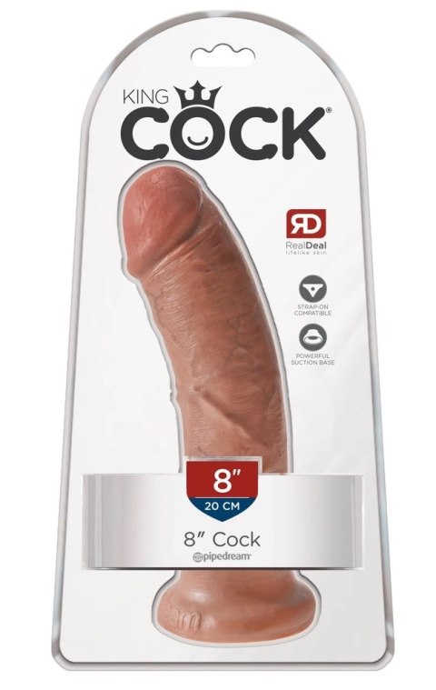 Pipedream King Cock model 20 cm z przyssawką jasny odcień skory Pipedream King Cock model 20 cm z przyssawką jasny odcień skory