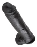 Pipedream King Cock model 28 cm czarny z anatomicznymi detalami