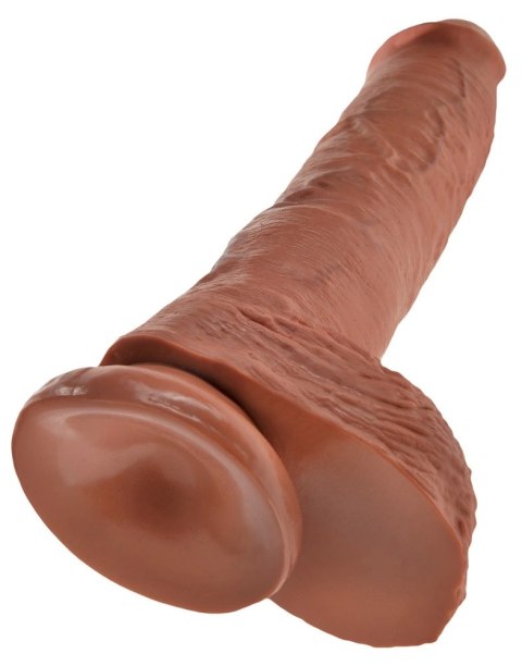Pipedream King Cock model anatomiczny 25 cm ciemny PVC z przyssawką Pipedream King Cock model anatomiczny 25 cm ciemny PVC z przyssawką