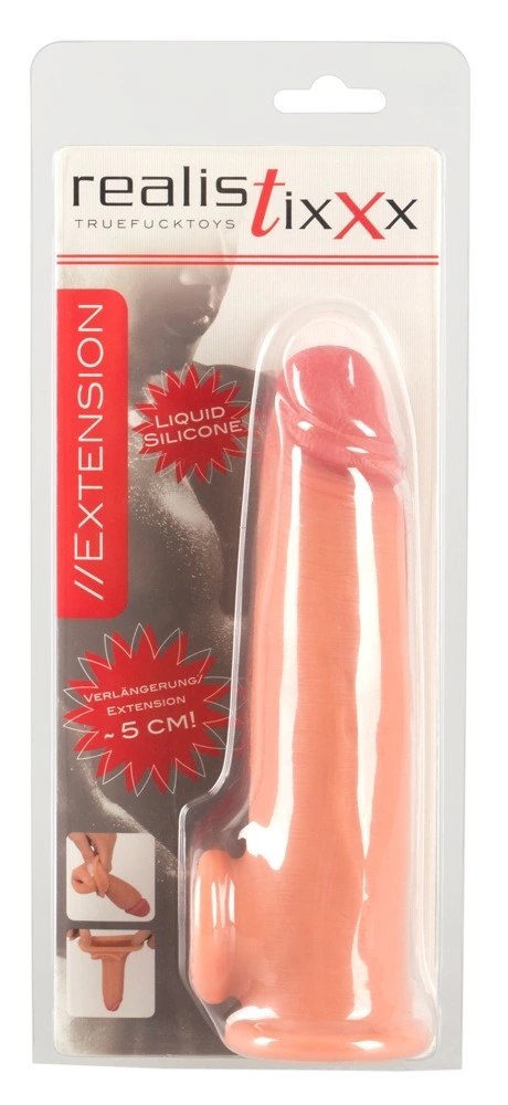 Realistixxx Nakładka Intymna 19cm - Anatomiczna z Miękkiego Silikonu Realistixxx Nakładka Intymna 19cm - Anatomiczna z Miękkiego Silikonu