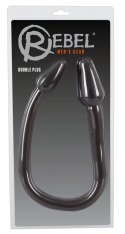 Rebel DoubleFlex czarny - elastyczny model podwojny 76,5 cm TPE