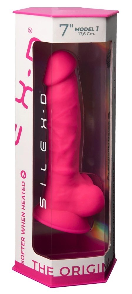 Silexd Model Rożowy 17,5 cm - Elastyczna Forma, Anatomiczne Wykończenie Silexd Model Rożowy 17,5 cm - Elastyczna Forma, Anatomiczne Wykończenie