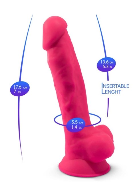 Silexd Model Rożowy 17,5 cm - Elastyczna Forma, Anatomiczne Wykończenie Silexd Model Rożowy 17,5 cm - Elastyczna Forma, Anatomiczne Wykończenie