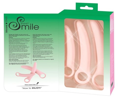 Sweet Smile Zestaw Treningowy 3 Rozmiary do Ćwiczeń Dna Miednicy Rożowy Sweet Smile Zestaw Treningowy 3 Rozmiary do Ćwiczeń Dna Miednicy Rożowy