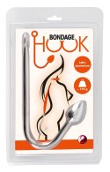 You2Toys Hak z anatomicznym korkiem aluminiowym do praktyk bondage 24cm