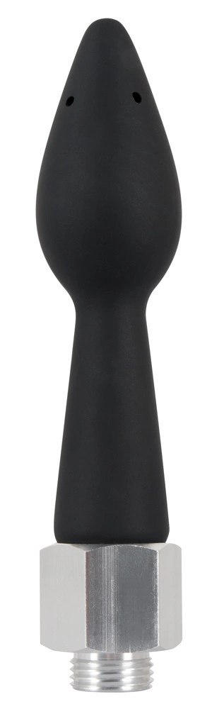 You2Toys Intymny aplikator z funkcją natrysku, silikonowy, czarny 16 cm You2Toys Intymny aplikator z funkcją natrysku, silikonowy, czarny 16 cm