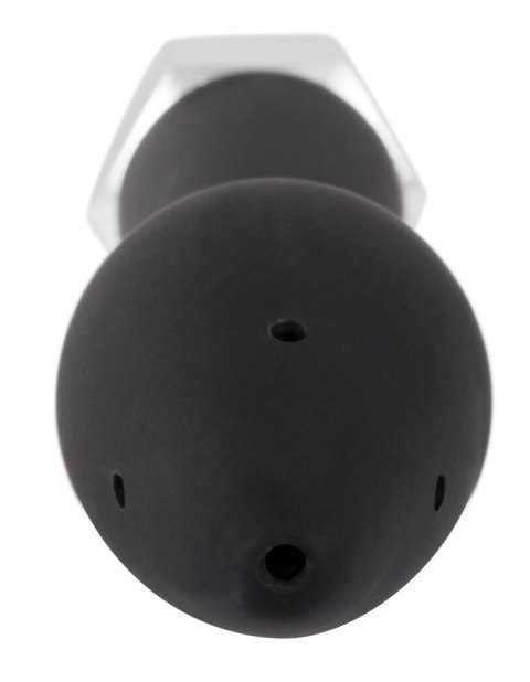 You2Toys Intymny aplikator z funkcją natrysku, silikonowy, czarny 16 cm You2Toys Intymny aplikator z funkcją natrysku, silikonowy, czarny 16 cm
