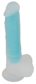 You2Toys Model Glow in the Dark silikonowy świecący 20,5 cm turkusowy