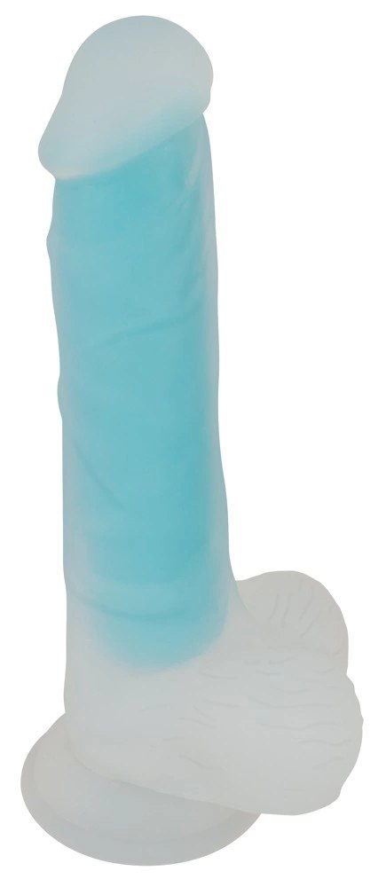 You2Toys Model Glow in the Dark silikonowy świecący 20,5 cm turkusowy You2Toys Model Glow in the Dark silikonowy świecący 20,5 cm turkusowy
