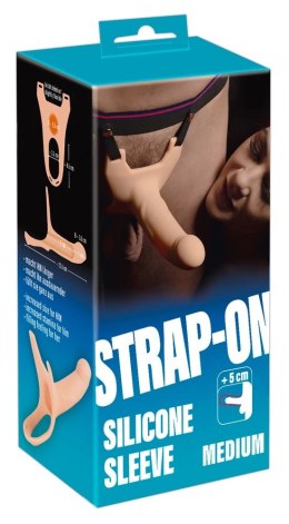 You2Toys Pasek z silikonową nakładką średnią - przedłużenie 5 cm