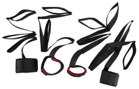 You2Toys Restraint Set - Zestaw czterech regulowanych mankietow z paskami 115 cm You2Toys Restraint Set - Zestaw czterech regulowanych mankietow z paskami 115 cm