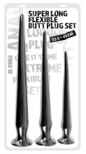 You2Toys Super Long Flexible Plug Set - elastyczne długie korki analne 3 szt.