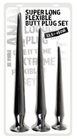 You2Toys Super Long Flexible Plug Set - elastyczne długie korki analne 3 szt.