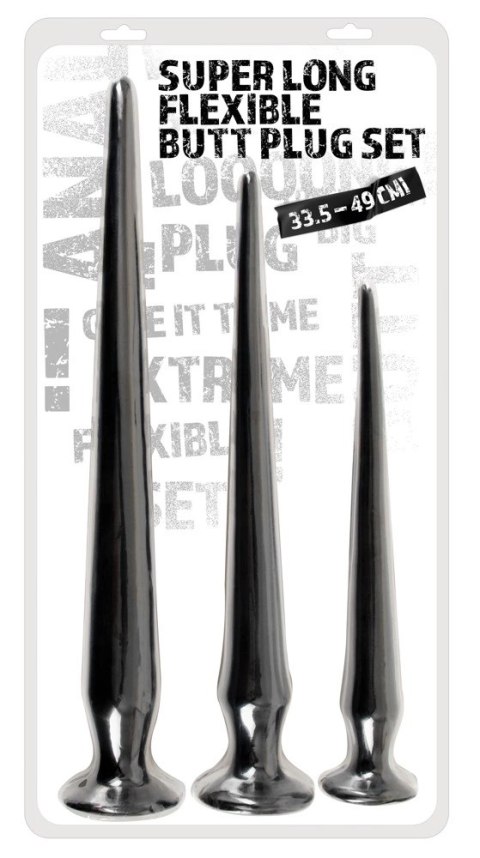 You2Toys Super Long Flexible Plug Set - elastyczne długie korki analne 3 szt. You2Toys Super Long Flexible Plug Set - elastyczne długie korki analne 3 szt.