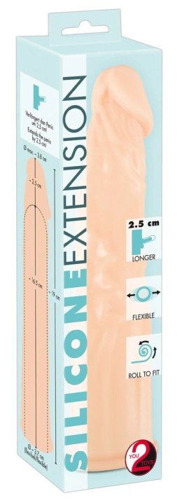 You2Toys silikonowa nakładka powiększająca 19 cm anatomiczna elastyczna
