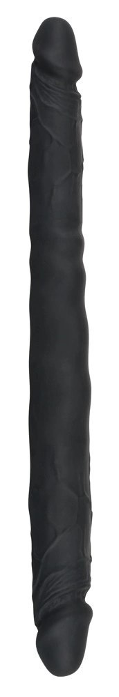 Bad Kitty Double Flex Silicone czarne podwojne narzędzie intymne 40 cm Bad Kitty Double Flex Silicone czarne podwojne narzędzie intymne 40 cm