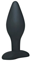 Black Velvets silikonowy korek anatomiczny 12 cm czarny
