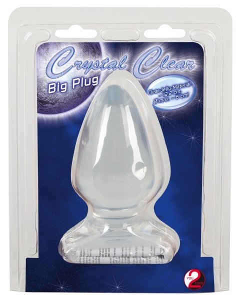 Crystal Przezroczysty Korek Anatomiczny 13 cm PVC stożkowy Crystal Przezroczysty Korek Anatomiczny 13 cm PVC stożkowy