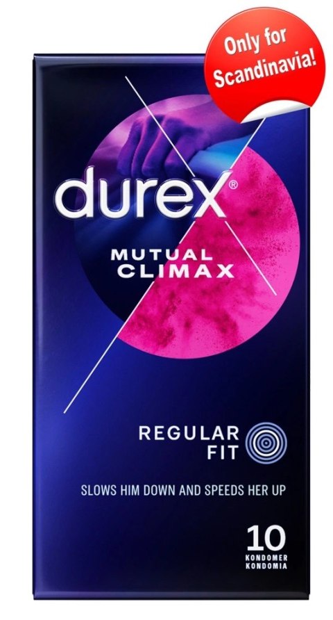 Durex Mutual Climax Prezerwatywy z Żebrowaniem 10 szt. Łatwe Zakładanie Durex Mutual Climax Prezerwatywy z Żebrowaniem 10 szt. Łatwe Zakładanie