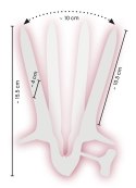 Fetish Collection wziernik ginekologiczny stalowy srebrny 10,5 cm