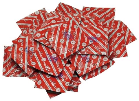 London 100s Prezerwatywy Truskawkowe 100 szt. zapachowe, rozmiar 56 mm London 100s Prezerwatywy Truskawkowe 100 szt. zapachowe, rozmiar 56 mm