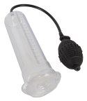 Mr. Boner Manualna Pompa Treningowa Przezroczysta 22 cm Skala ABS