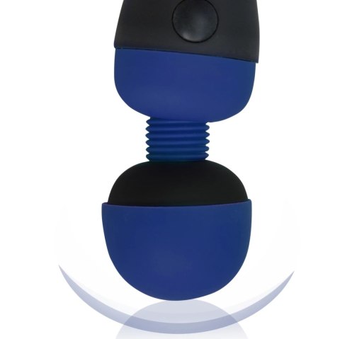 PalmPower Recharge masażer rożdżka z ruchomą głowką niebieski IPX7 PalmPower Recharge masażer rożdżka z ruchomą głowką niebieski IPX7