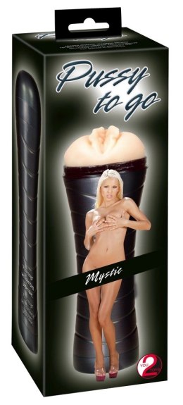 Pussy To Go model Classic - anatomiczna maszyna intymna w etui 27 cm