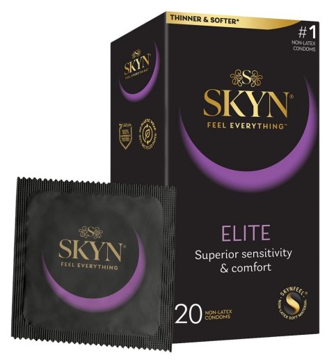 SKYN Elite Poliizoprenowe Prezerwatywy Cienkie i Wilgotne 20 szt. SKYN Elite Poliizoprenowe Prezerwatywy Cienkie i Wilgotne 20 szt.