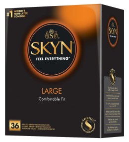 SKYN Large 36 szt. - Prezerwatywy nielateksowe, powiększony rozmiar, Sensoprene