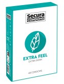 Secura Extra Feel 48 szt. - prezerwatywy ultra cienkie, silikonowa powłoka