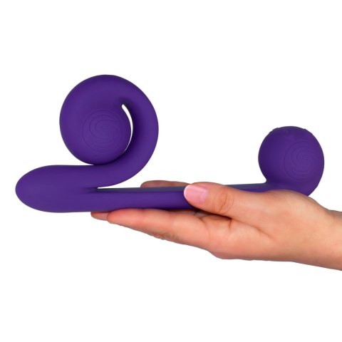 Snail Vibe Fioletowy - wielofunkcyjny model z podwojnym systemem wibracji Snail Vibe Fioletowy - wielofunkcyjny model z podwojnym systemem wibracji