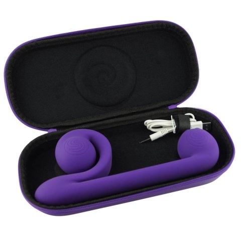 Snail Vibe Fioletowy - wielofunkcyjny model z podwojnym systemem wibracji Snail Vibe Fioletowy - wielofunkcyjny model z podwojnym systemem wibracji