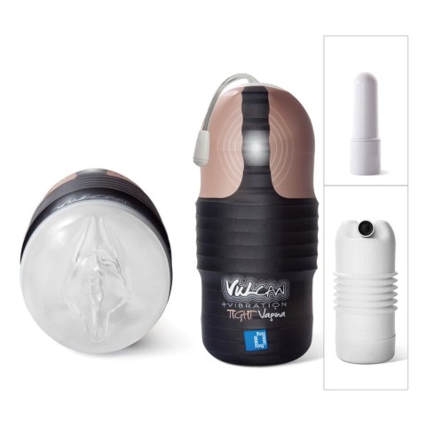 Vulcan Intimate System z wibracją, 15 cm, przezroczysty, elastyczny Vulcan Intimate System z wibracją, 15 cm, przezroczysty, elastyczny