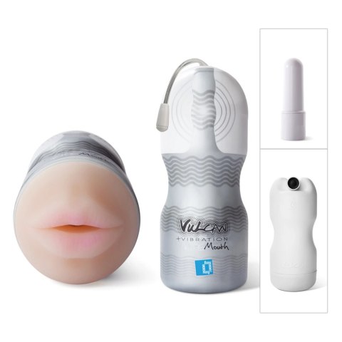 Vulcan Oral Stroker - Elastyczna maszyna intymna z wibracjami, 15 cm Vulcan Oral Stroker - Elastyczna maszyna intymna z wibracjami, 15 cm