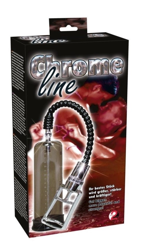 You2Toys Chromowana pompa prożniowa treningowa 21 cm ABS PVC You2Toys Chromowana pompa prożniowa treningowa 21 cm ABS PVC