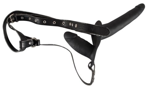 You2Toys Double Strap-On System silikonowy czarny regulowany You2Toys Double Strap-On System silikonowy czarny regulowany
