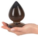 You2Toys Drops Large - anatomiczny korek z szeroką podstawą, czarny