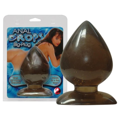 You2Toys Drops Large - anatomiczny korek z szeroką podstawą, czarny You2Toys Drops Large - anatomiczny korek z szeroką podstawą, czarny