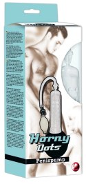 You2Toys Horny - przezroczysta pompa prożniowa z kulkową pompką 19,5 cm