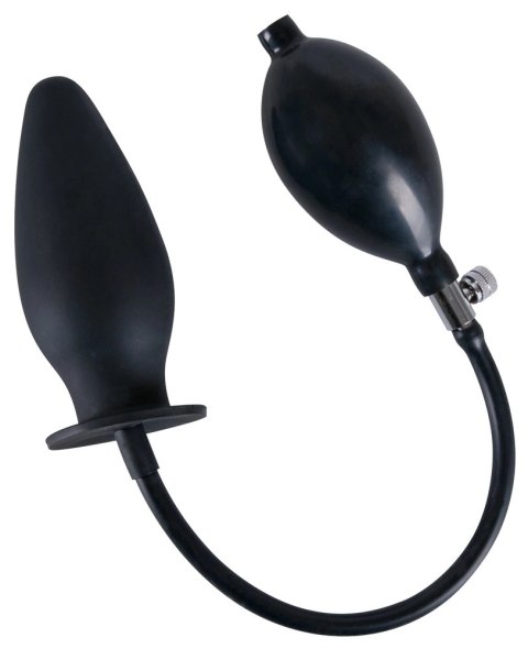 You2Toys Korek z pompką silikonowy czarny 11,5 cm powiększany You2Toys Korek z pompką silikonowy czarny 11,5 cm powiększany