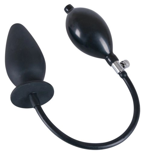 You2Toys Korek z pompką silikonowy czarny 11,5 cm powiększany You2Toys Korek z pompką silikonowy czarny 11,5 cm powiększany