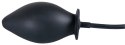 You2Toys Korek z pompką silikonowy czarny 11,5 cm powiększany