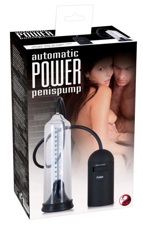 You2Toys Power Pump automatyczna pompa treningowa, przezroczysta 22cm You2Toys Power Pump automatyczna pompa treningowa, przezroczysta 22cm