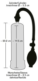 You2Toys Power Pump czarna maszyna prożniowa, cylinder 20 cm