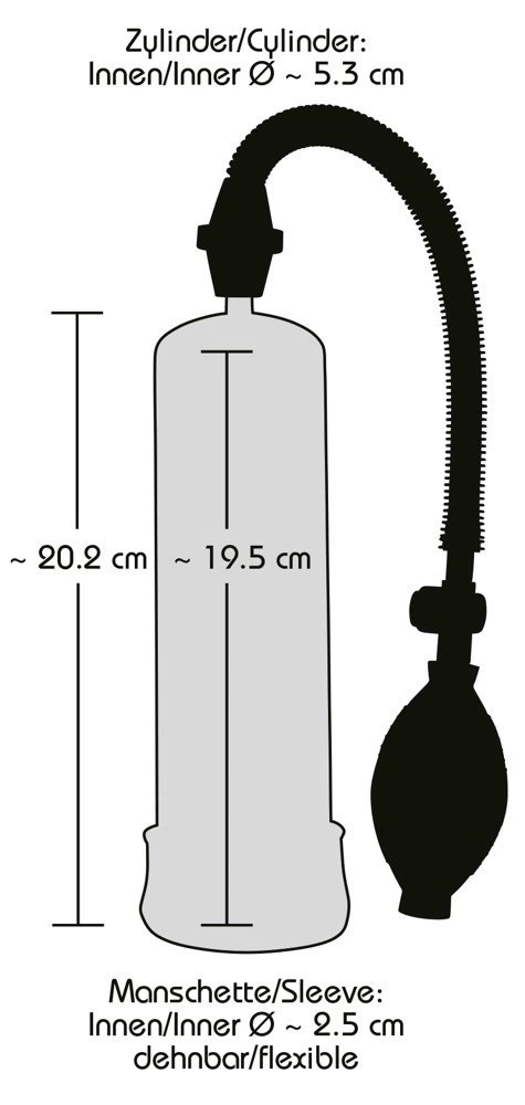 You2Toys Power Pump czarna maszyna prożniowa, cylinder 20 cm You2Toys Power Pump czarna maszyna prożniowa, cylinder 20 cm