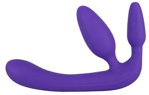 You2Toys Strapless Strap-On Fioletowy - System Intymny z 3 Wtyczkami, 20 cm You2Toys Strapless Strap-On Fioletowy - System Intymny z 3 Wtyczkami, 20 cm
