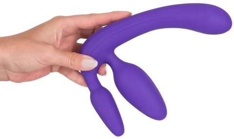 You2Toys Strapless Strap-On Fioletowy - System Intymny z 3 Wtyczkami, 20 cm You2Toys Strapless Strap-On Fioletowy - System Intymny z 3 Wtyczkami, 20 cm