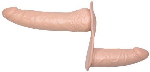 You2Toys Zestaw Double Straps - Pas z podwojnym modelem intymnym, beżowy You2Toys Zestaw Double Straps - Pas z podwojnym modelem intymnym, beżowy