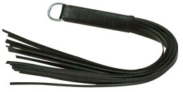 ZADO Pejcz skorzany czarny 45 cm - rękojeść 11 cm, skora dwoinowa